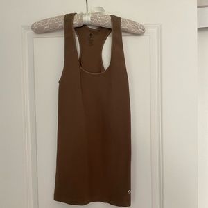 Avocado sportswear brown stretchy tank